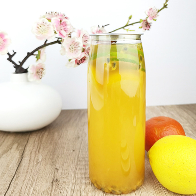 Soğuk Sıkım Meyve Suları 500ml Plastik Kap Şişeler Çiçek Altlığı