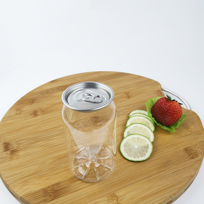 330ml Plastik Konteyner Kavanozları Şeffaf PET Saklama Kapları Kavanoz Salata Sosu