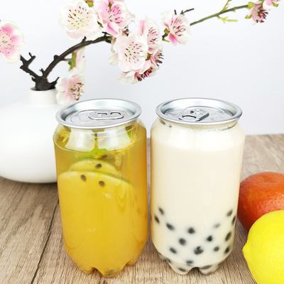 0.35L Silindirik Boş Meyve Suyu Şişeleri, Geçmeli Kapaklı Food Grade