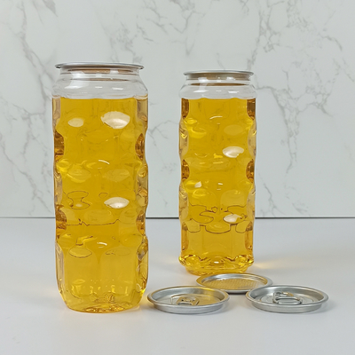 500ml PET plastik depolama şişeleri - Çay, süt, meyve suyu ve ev yapımı içecekler için hafif, hava geçirmez ve tekrar kullanılabilir