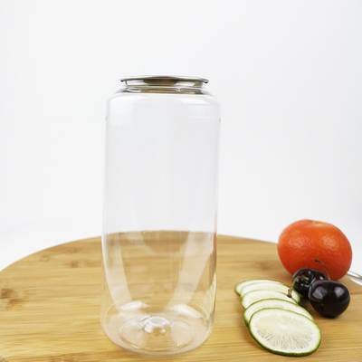 700ml Şeffaf Boş Konteyner Şişeleri Kapaklı Uçucu Yağlar İçecekler