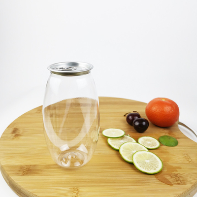 500ml Zeytin Şekli Boş Şişeler Kolay Çekme Kapaklı Losyonlu Plastik Kavanozlar