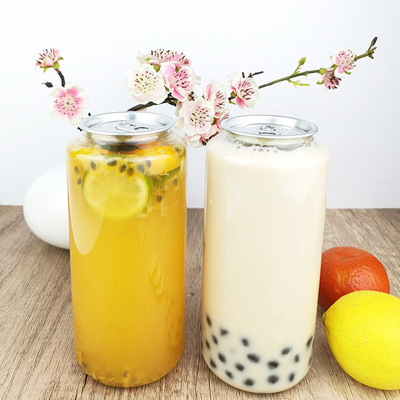 Uçucu Yağlar İçecekler İçin Kapaklı 700ml Şeffaf PET Şişeler