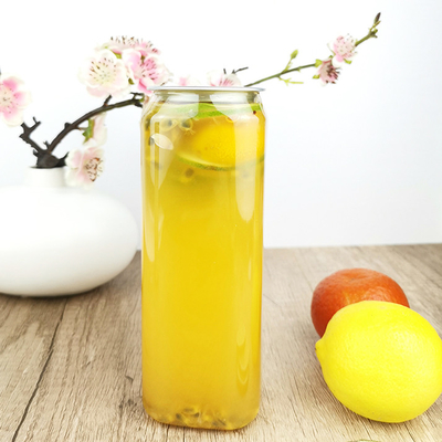 0.5l Kutu Kapaklı Şeffaf Saklama Kapları Şeker Banyo Tuzları Uçucu Yağlar