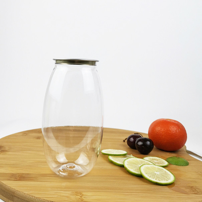 0,5 Litre Plastik Su Şişeleri Kolay Çekme Kapaklı Zeytin Şekli Banyo Tuzları