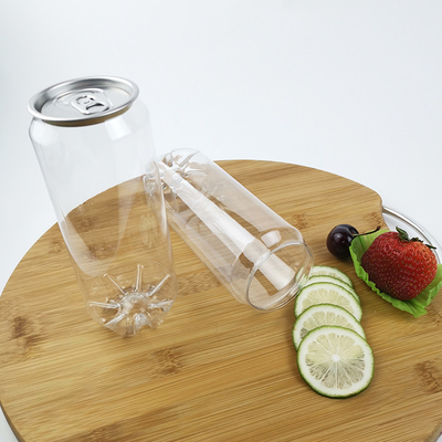 Çay Süt İçeceklerini Saklamak İçin Şeffaf Plastik PET Kaplar 500ml