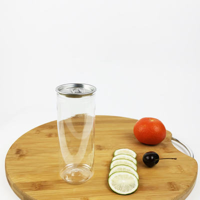 Silindirik Gıda Konteyner Kavanozları 330ml Kolay Çekme Kapaklı Ev Yapımı İçecekler