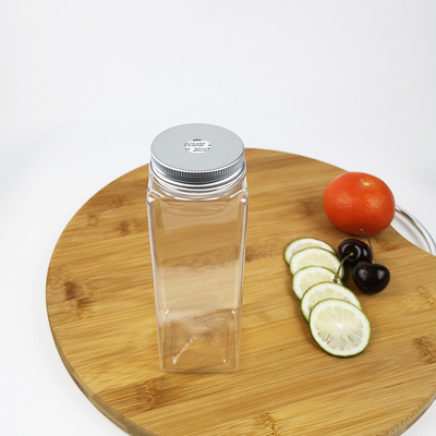 Kare PLA Su Şişeleri 0,5L İçecekler Su Suyu Sızdırmaz