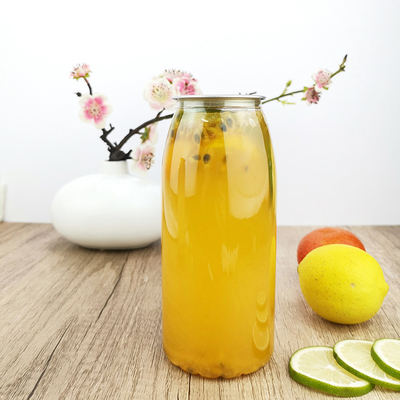 Snap Kapaklı Süt Plastik 650ml Tek Kullanımlık İçecek Şişeleri