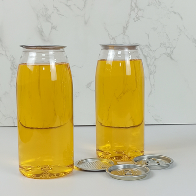 Gıda Sınıfı 500ml Plastik Kap Şişeler, Kutu Kapaklı Süt Soğuk Preslenmiş Meyve Suları