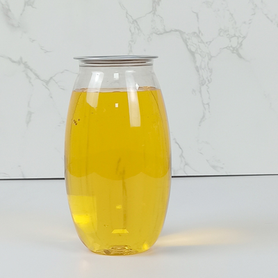 Zeytin Şekli Suyu Plastik Saklama Şişeleri 500ml Şeffaf PET Konteyner Kavanozları