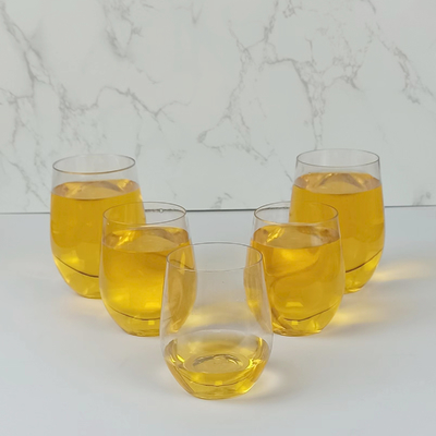 500 ml Açık Tek Tek İçecek Kadehleri, Su, Meyve suyu, Kahve veya Çay için Kırmızı Plastik Kadehler