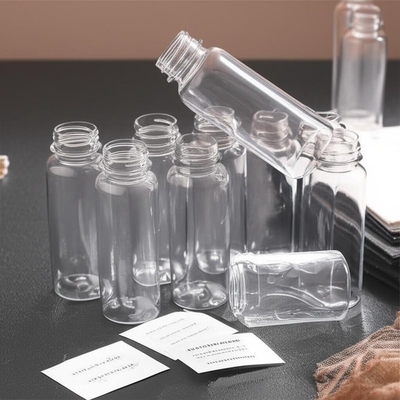PP Plastik Kap Konteyner Şişeleri Yeniden Kullanılabilir ve Özelleştirilebilir Etiketli Saklama Çözümleri