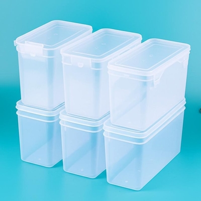 Organize edilmiş depolama için Basit ve Dayanıklı PP Malzemeden Plastik Kap Konteyner Şişeleri