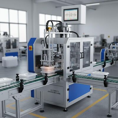 200360550mm 2s konteynerini mühürleme hızı ile otomatik birleştirme makinesi, konteyner montaj hatlarında performans sağlar